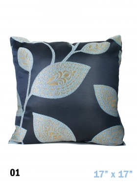 Leaf Print Cushion Cover & Filler